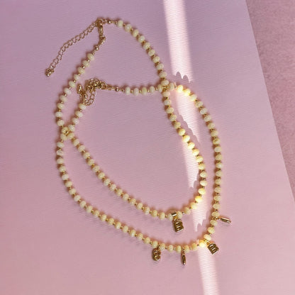 Buttercup Beaded Necklace