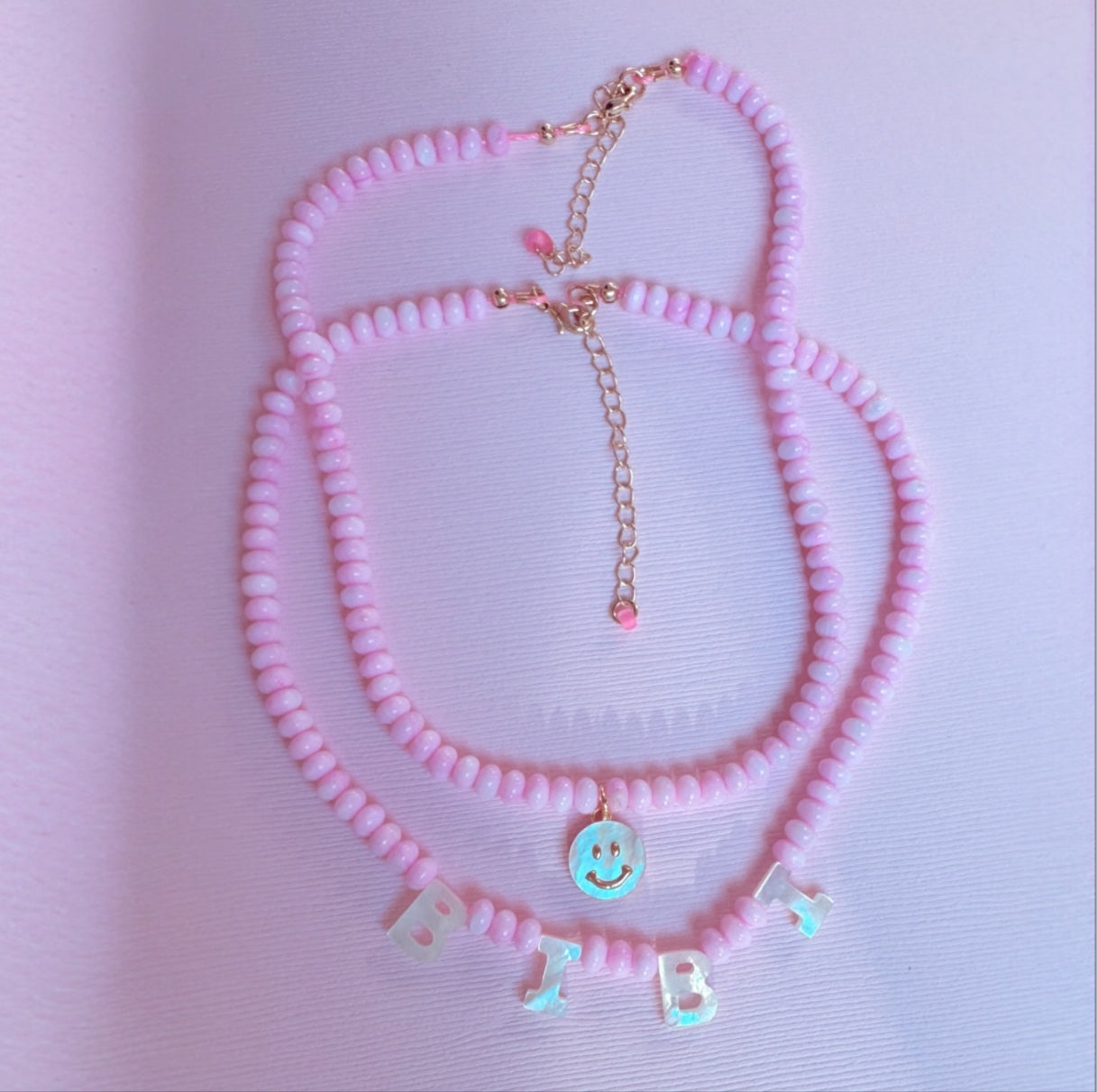 Smiley Pearl Necklace