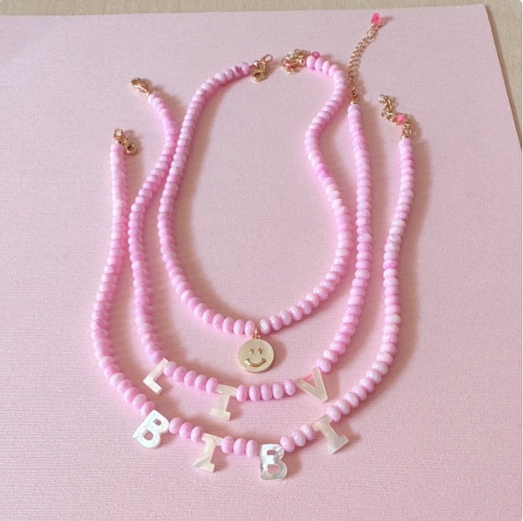 Smiley Pearl Necklace