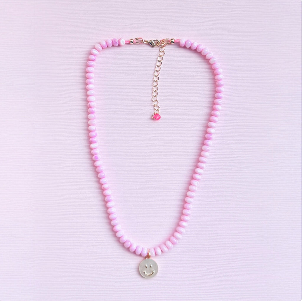 Smiley Pearl Necklace