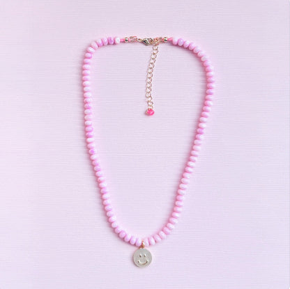 Smiley Pearl Necklace