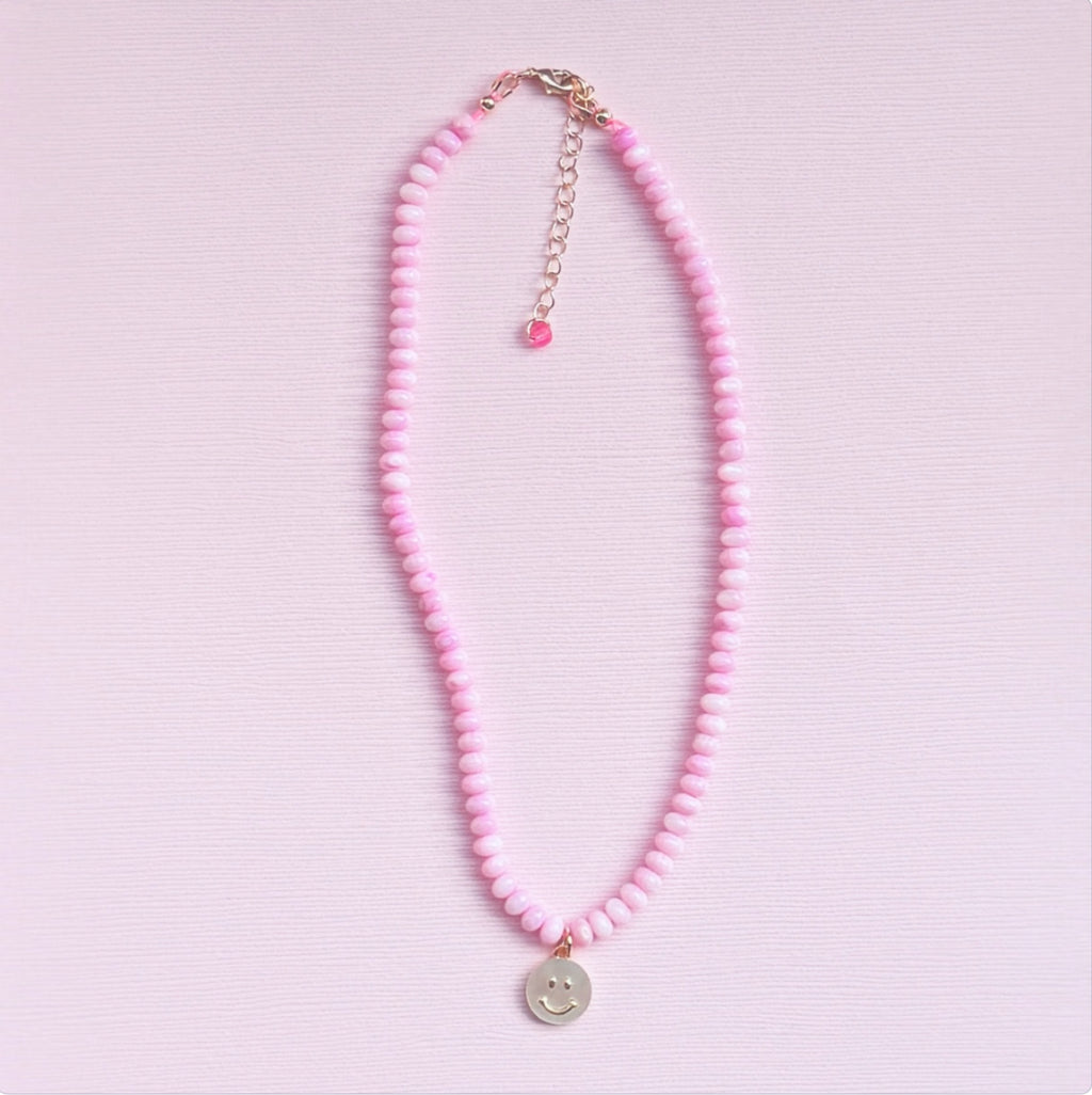 Smiley Pearl Necklace