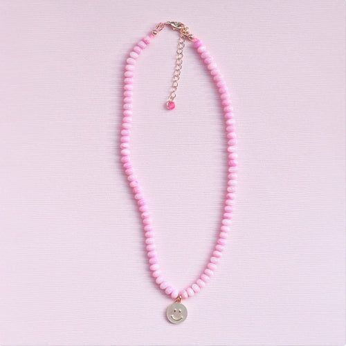 Smiley Pearl Necklace