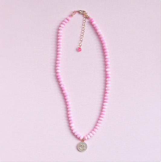 Smiley Pearl Necklace