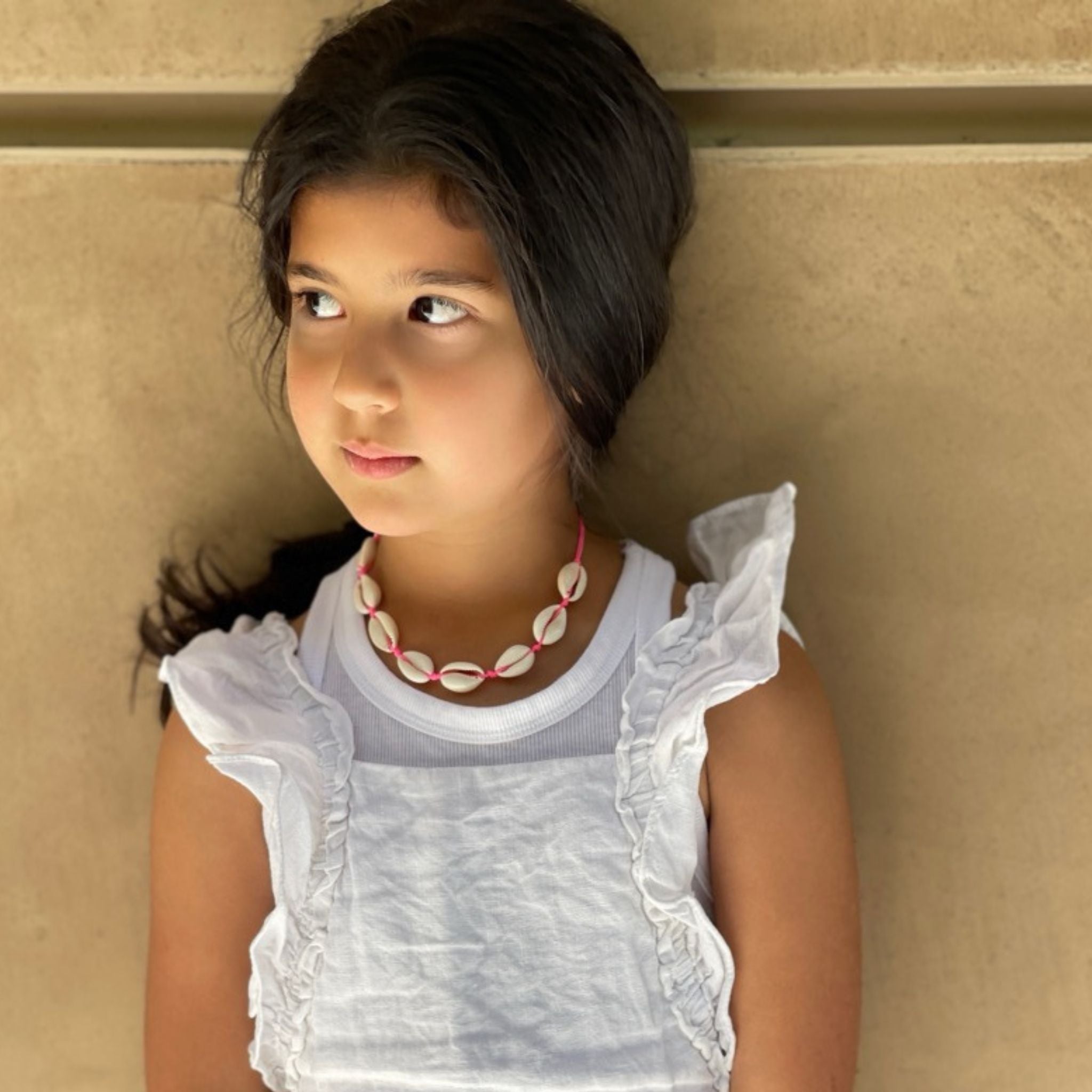 White Cowrie Shell Necklace